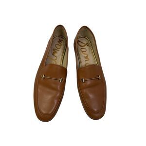 Sam Edelman Womens Lior Loafers Tan Saddle Leather Size 11